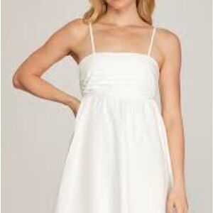 white francescas mini dress